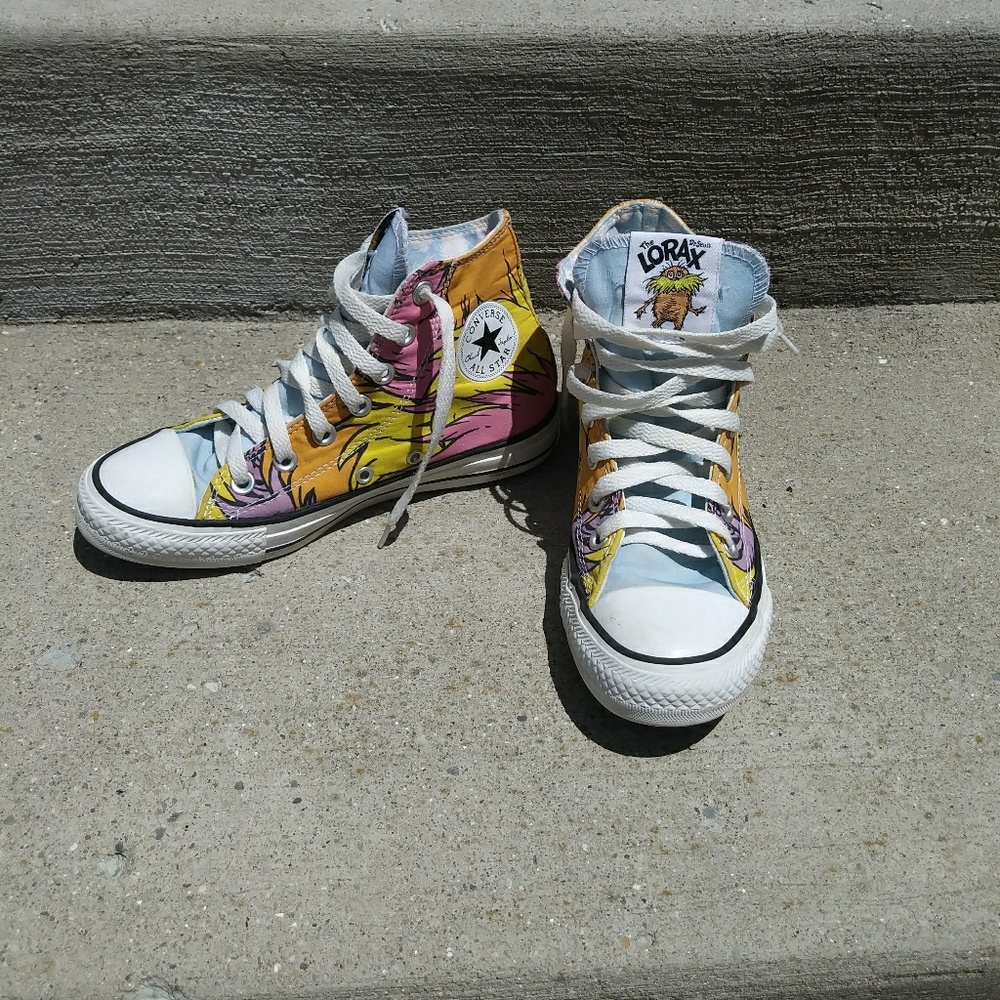 CONVERSE Lorax high tops, size 3